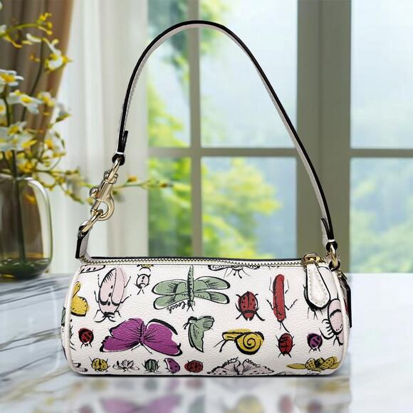 COACH Nolita Barrel Bag With Creature Print CR831 - Picture 4 of 7